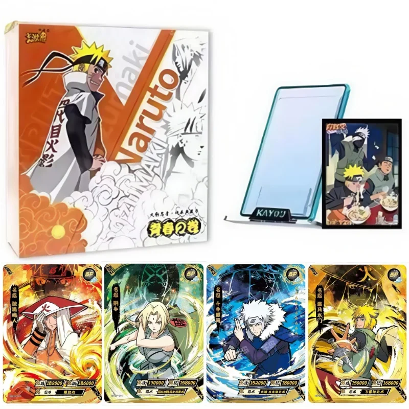 

KAYOU Anime Genuine Naruto The Last Gift Box Rare SP Card Brick Ninja World Collection Card Kids Toy Game Gift