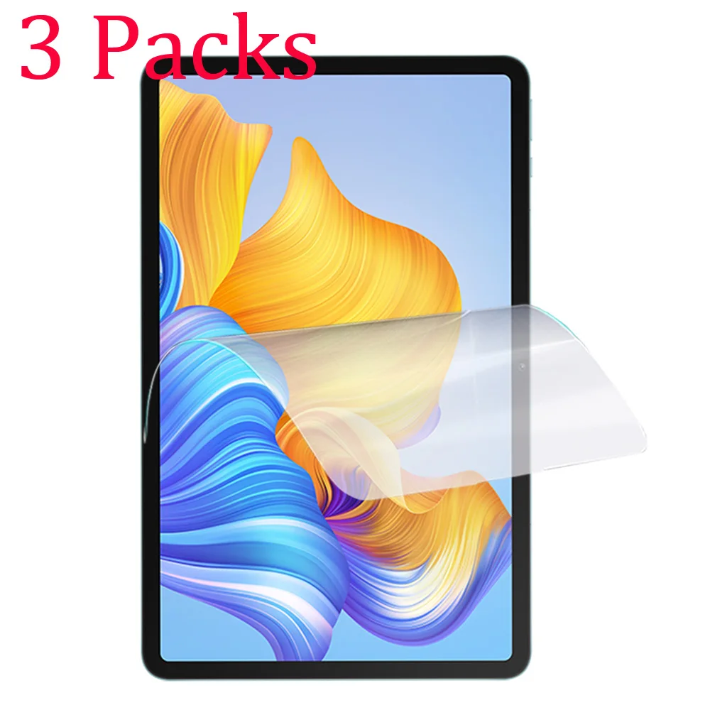 3PCS PET soft screen protector for Honor Pad X9 11.5'' X8 8 pro V8 V7 V6 X6 X7 6 7 tab 5 8.0 9.7 10.1 11 12.1 12 protective film