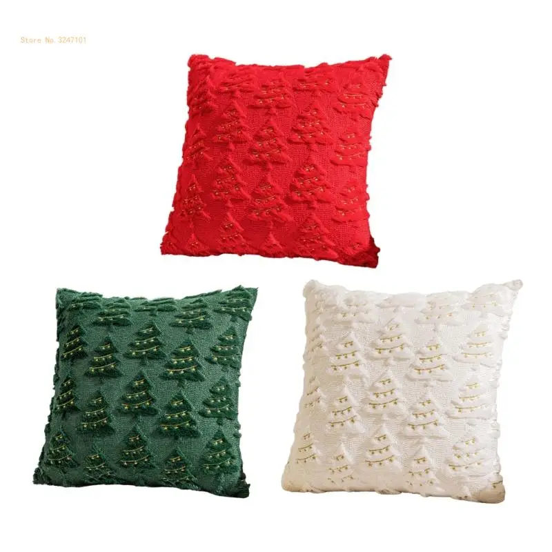 

Multifunction Christmas Pillow Cover Colorful Printed Chair Sofa Bed Decoration Dropship