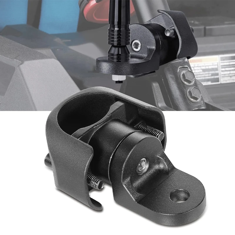 

1Pc UTV RGB Whip Light Mounting Bracket 5.4*1.9inch Fit For 1.5*2.0inch Tube/Cage Bumper For Off-Road, Pickup, ATV, Motorcycle