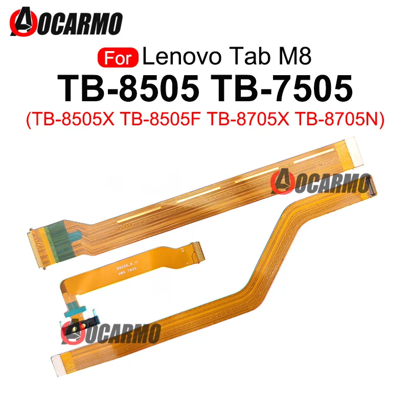 레노버 탭용 LCD 스크린 연결 마더보드 메인 플렉스 케이블 및 키보드 접촉 플렉스 수리, M8 TB-8505 TB-8705F TB-8705