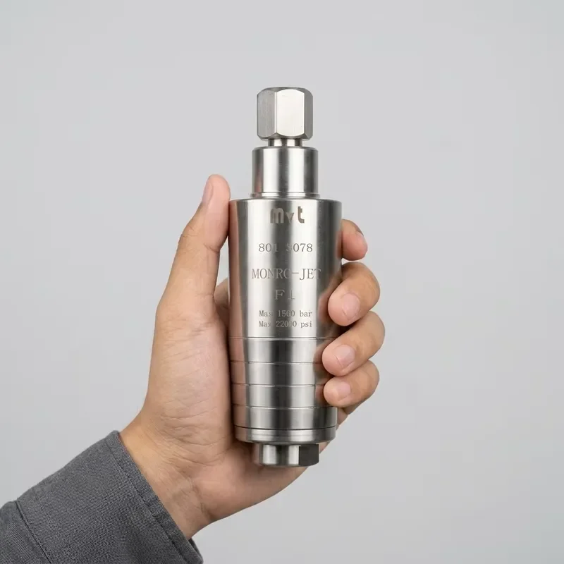STLF New turbo stainless steel 1/4 ultra-high pressure cleaner rotating nozzle for rust removal coating on metal surfaces