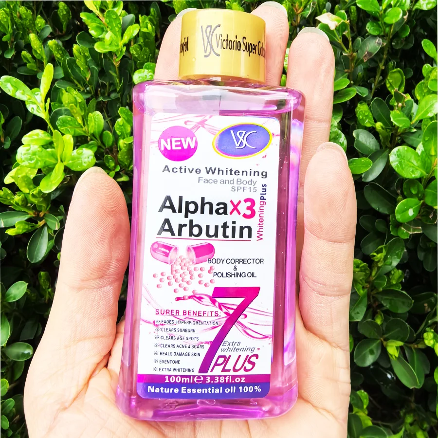 

100 мл Alphax3 Arbutin: Отбеливающее и разглаживающее масло-увлажнитель для сияния кожи, лифтинга, питания, осветления морщин и пигментных пятен, массажное средство для ухода за кожей