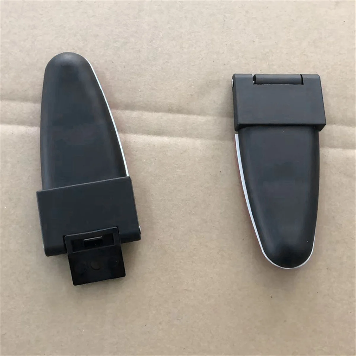 2 Pcs 103528 All Truck Cap Glass Rear Door Hinges ,Glass Rear Door Hinge Fits for LEER Truck Cap