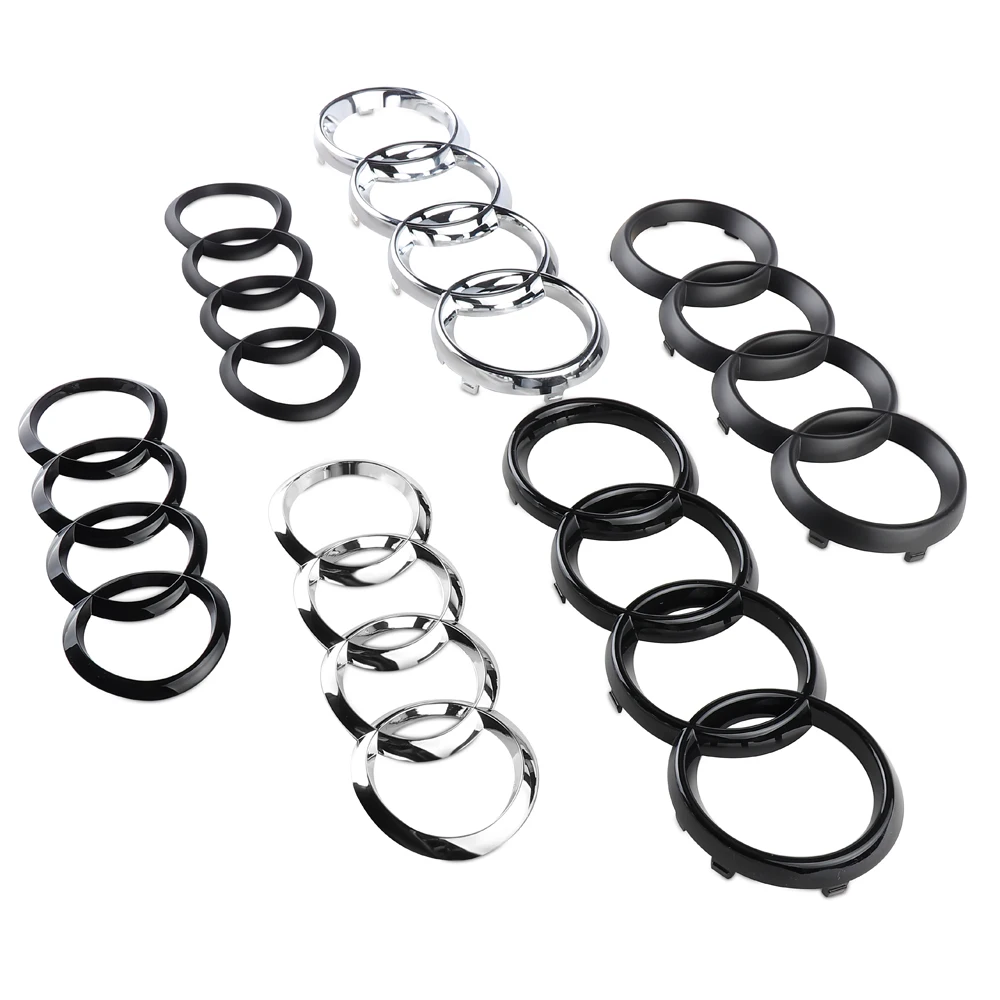 Picture 5: For Audi A4 A3 A5 A6L A7 A4L Q3 Q5 Q2L Q7 Q8 Sportback ABS Auto Emblem 4 Ring Car Front Grille Rear Trunk Decoration Accessories
