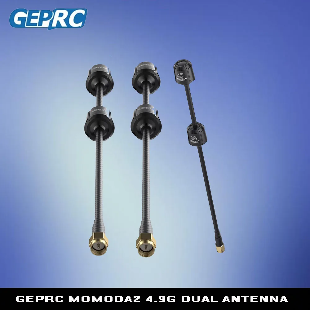 

GEPRC Momoda2 4.9G Dual Antenna 3.65dBi RHCP SMA 4.9-5.3GHz VSWR≤1.46 PCB FPC For Long Range FPV DIY Fans