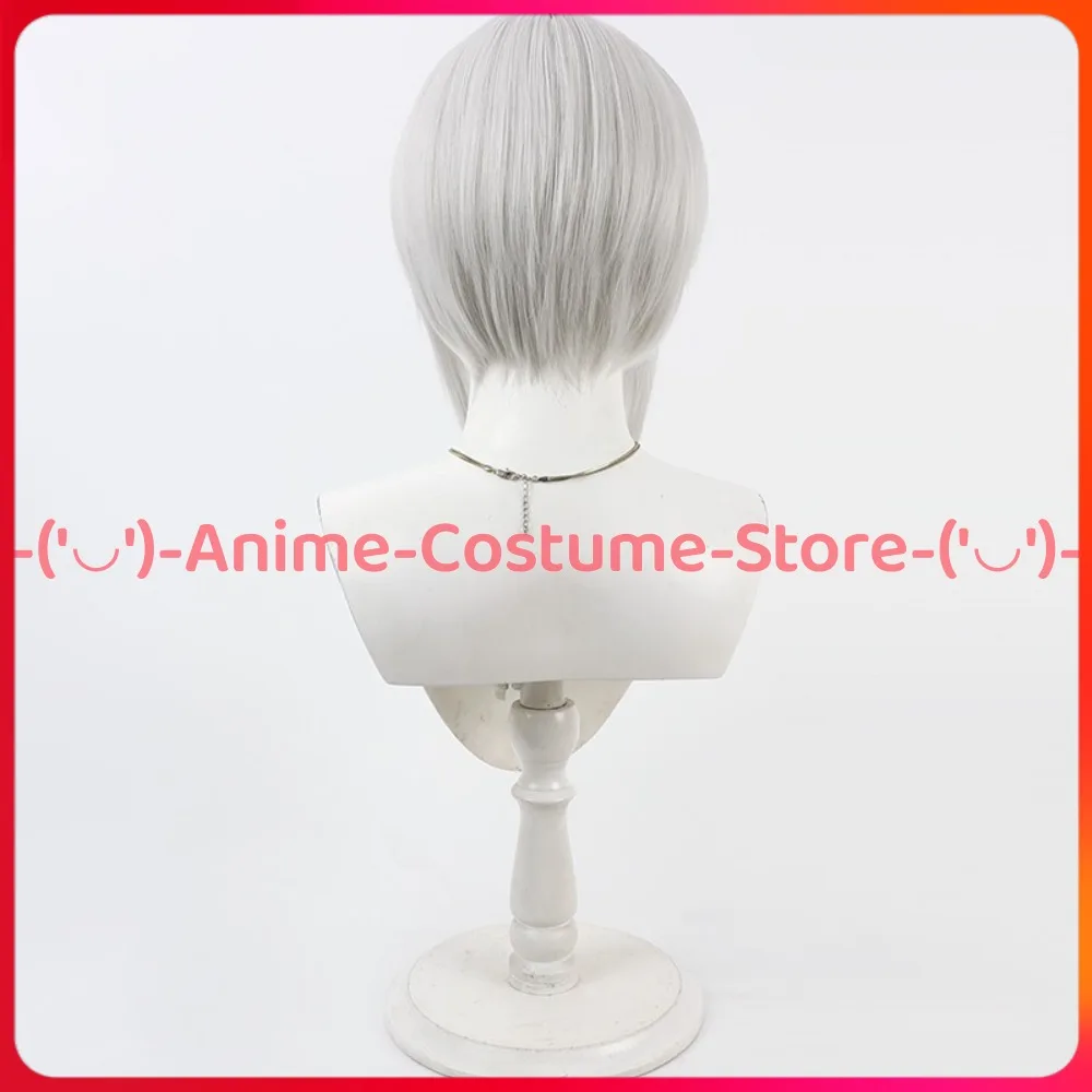 Punição: cinza raven bianchi: veritas peruca cosplay anime jogo personagem halloween carnaval festa traje perucas cabelo resistente ao calor