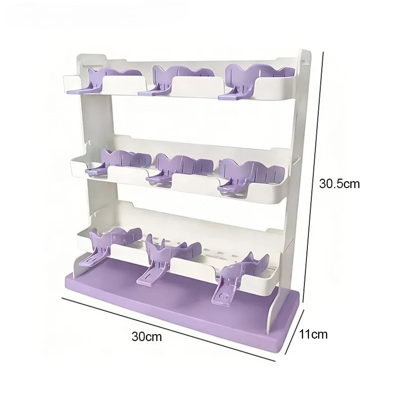 Dental Storage and Impression-Taking Removable Drying Rack for Denture Holders Oral Care Organizer and Storage Rack for Dentures
