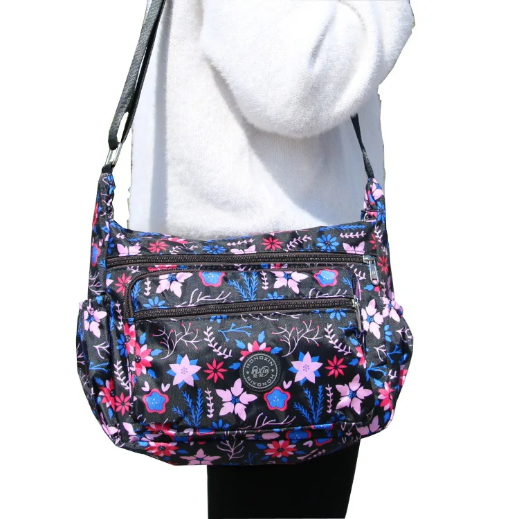 Fashion Flower Printing Women Bag Mummy Casual Shoulder Bags Female Maternity Mother Baby Stroller Bags