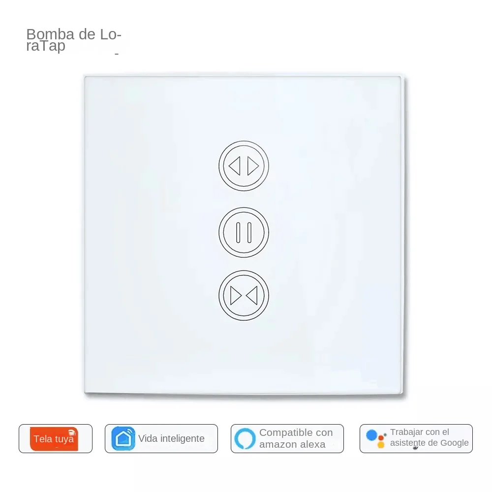 Tuya Smart Life WiFi Cortinas Persianas Interruptor Persiana Enrollable Motor Eléctrico Google Home Alexa Control por Voz Casa Conectada Motor 