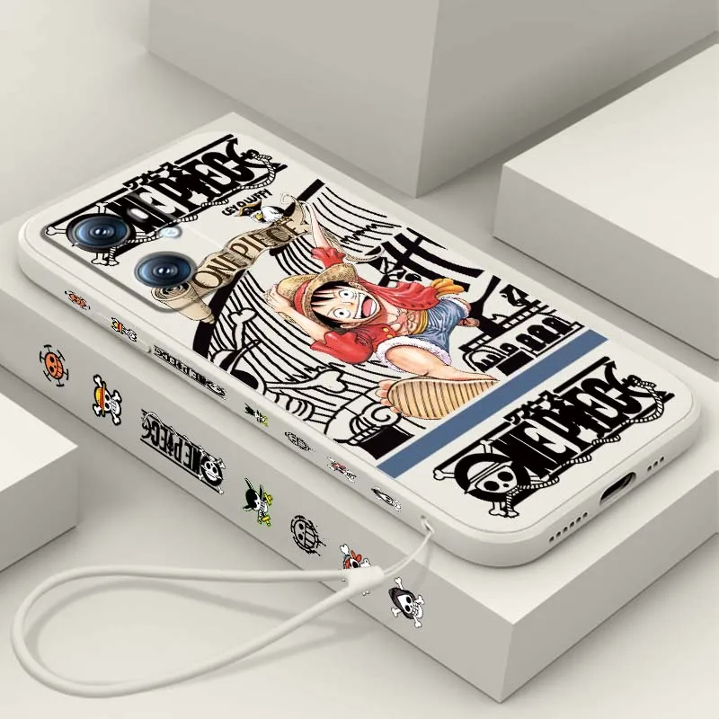 

Cartoon Anime One Piece Luffy For OPPO Find X5 A5 A6 A80 A60 A40 A3 A98 A96 A94 A76 A54 A74 A73 A16 Liquid Left Rope Phone Case