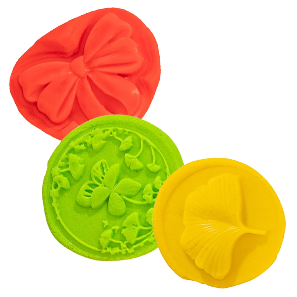 3 Pcs Replace The Chapter Head Wax Seal Decor Flower Kit Leaf Stamp Replacement Tips Vintage Heads