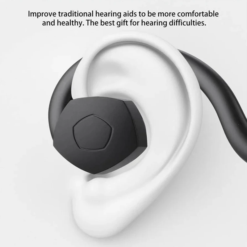 BN802 Bone Conduction Hearing Aid Headphones For The Elderly, Loudspeaker, TV Headphones