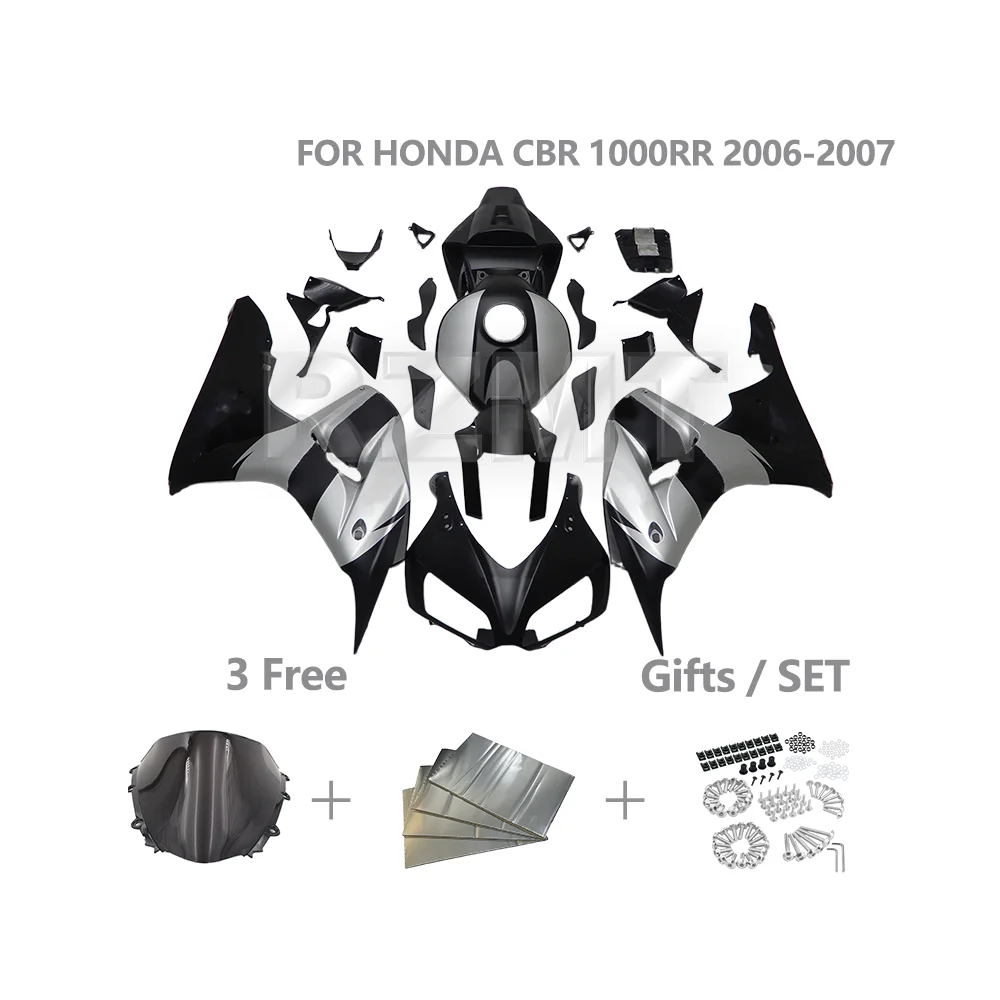

Комплект обтекателей для HONDA CBR1000RR 2006 2007 CBR 1000RR, индивидуальный комплект обтекателей для мотоцикла, набор деталей для кузова из АБС-пластика H1007-116a