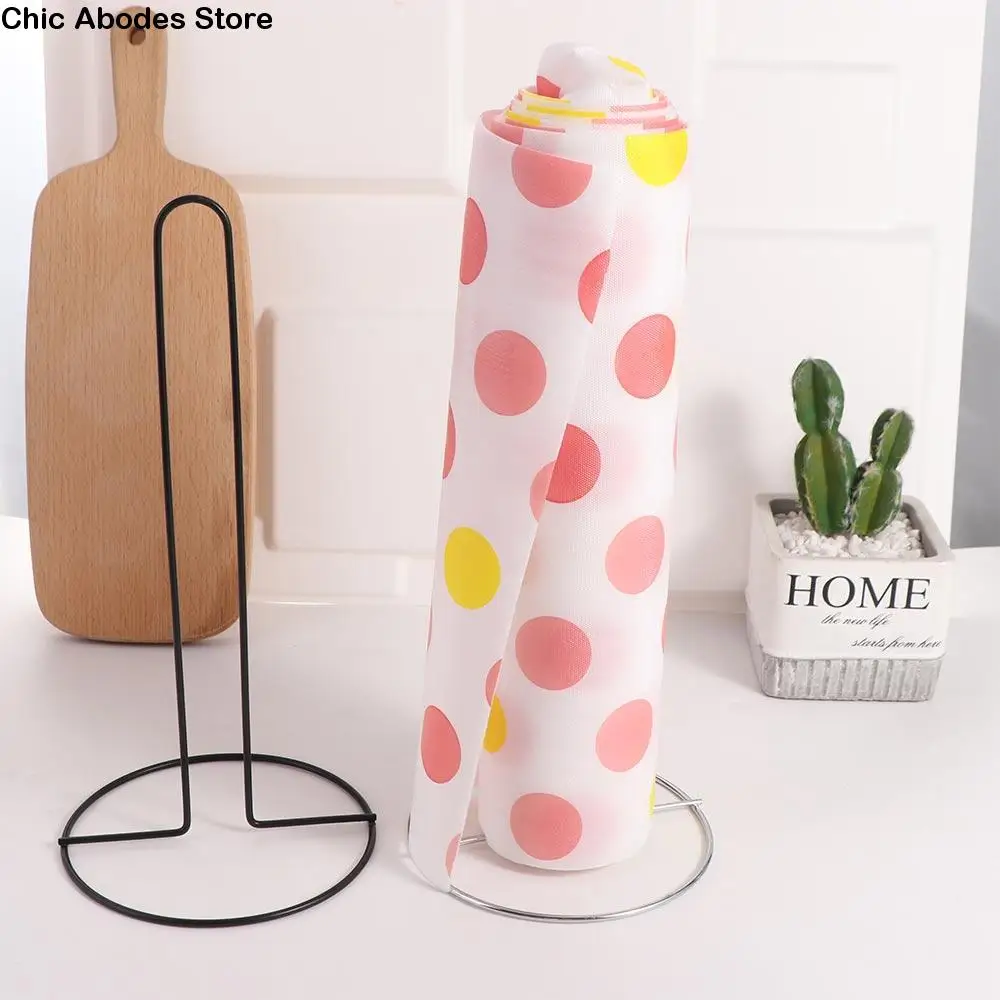 

Stainless Steel Roll Paper Towel Holder Free Standing Black/Silver Vertical Napkins Rack One-handed Tear Tissue Stand Bathroom