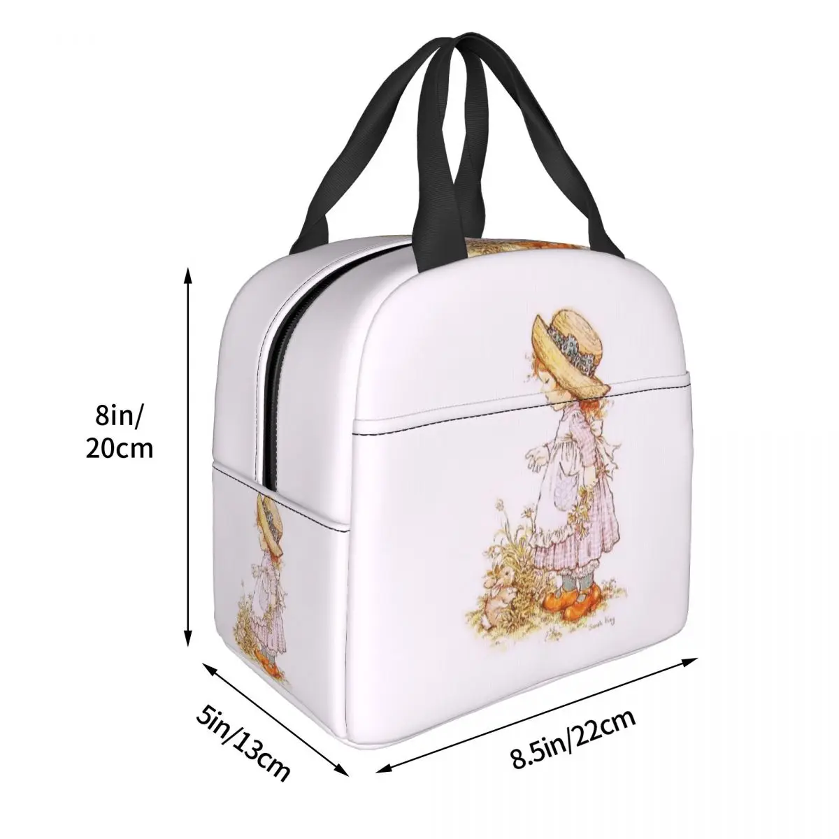 Sarah Kay Swing Girl Lunch Bags Insulated Bento Box Lunch Tote Resuable Picnic Bags Thermal Bag for Woman Kids Travel