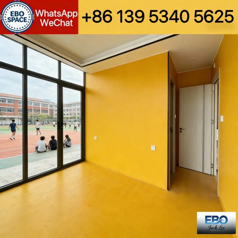 Customized 40ft modular foldable prefab container house villa outdoor cabin waterproof expandable structure kitchen bathroom in