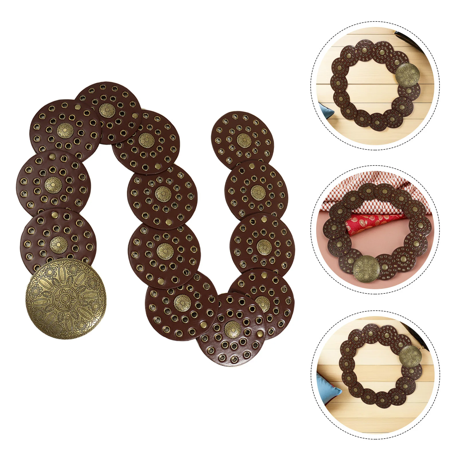 

Vintage Waist For Women Fashionable Disc Dress Belt Beach Party Belt Girls Waistband Party Beach Wear Body Jewelry Gift