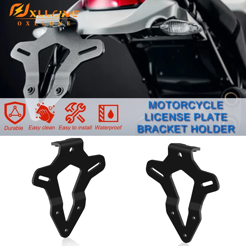 

Registration Plate Holder Bracket For Ducati DesertX / Rally 2022-2026 Rear Tail Tidy Fender Eliminator kit Desert X 2025 2024