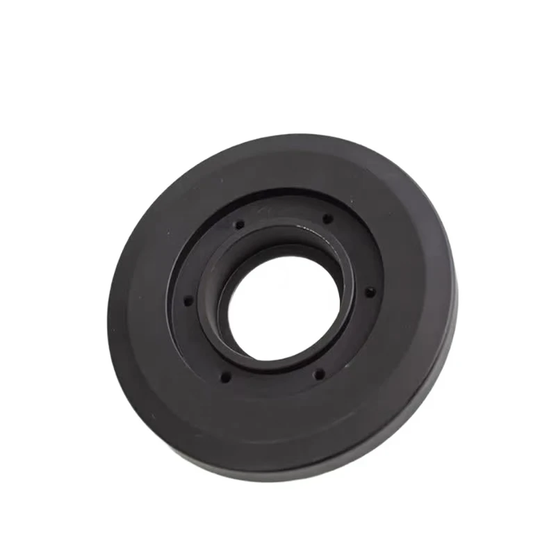 Custom-machined engineering plastic perforated transmission wheels, nylon annular connecting wheels, rubber perforated rollers