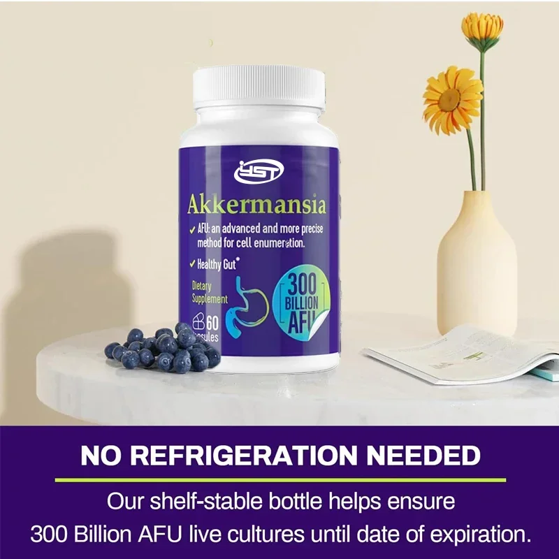 60 كبسولة 300 مليار AFU البروبيوتيك المباشر، مناسبة لـ GLP-1، الجهاز الهضمي والمعوي والمناعة والصحة العامة