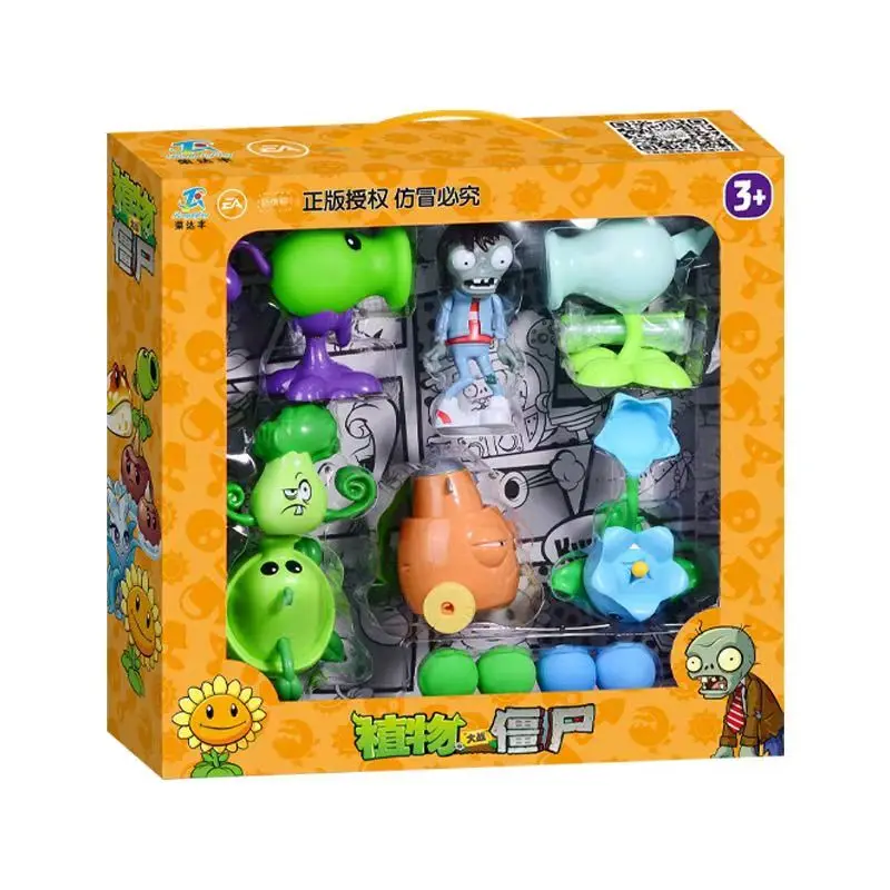 النباتات مقابل الكسالى 2 عباد الشمس لهب زهرة الملكة كريستال الأوركيد لعبة عمل أرقام نموذج الكسالى مجموعات الالعاب لعبة المشهد طفل هدية