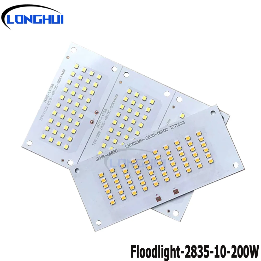 High Power 10-200W LED Chip Rectangular Light Board for Workshop Supermarket Park Square Construction Site Accessory