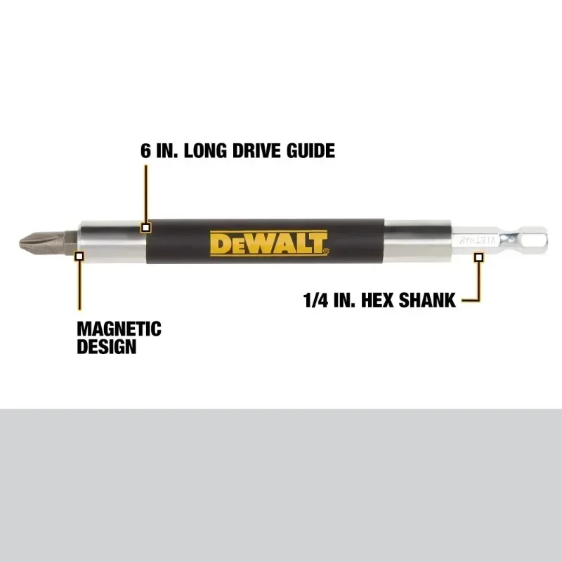 DEWALT 마그네틱 스크루드라이빙 비트 드라이브 가이드 세트, Dewalt 전동 공구 액세서리, DW2055SD, 4 개