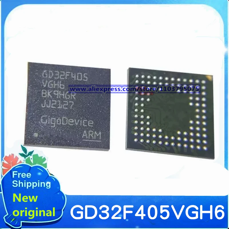 1PCS/LOT GD32F405VGH6 GD32F405 BGA100 100% Oryginalny Brand New