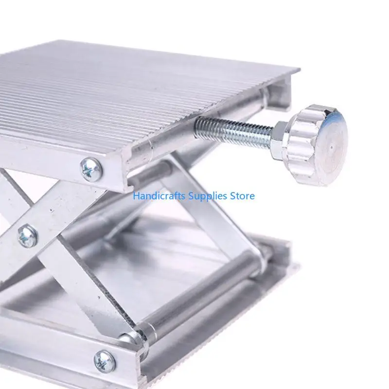 R1WA Steel Adjustable Lift Table Lab Lifting Stand Rack Lift Platform Night Viewing  Level Meter Floor Meter Manual Lift