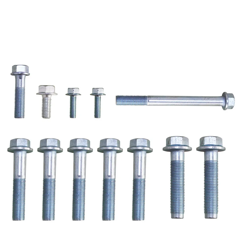 

12pcs Transmission Bolt Kit For Engines Steel Engine Stand Bolts High Precision Replaceable Motor Mounting Bolts Set