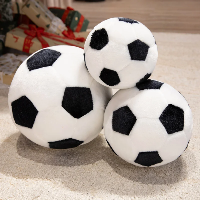 Peluche de balón de fútbol suave para niños – Almohada decorativa - imagen 5