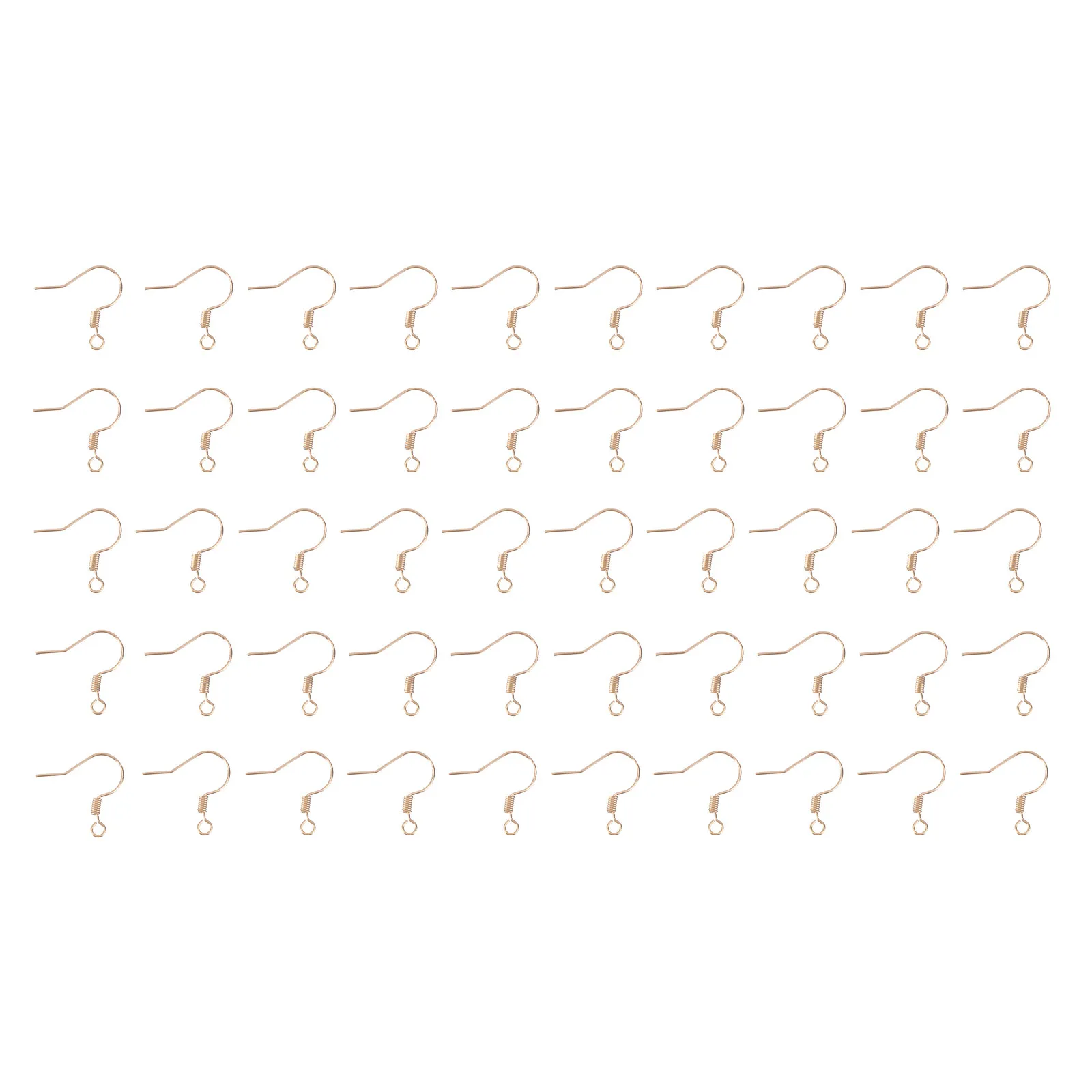 50Pcs Fish Hook Earring Hooks Ball Coil Lightweight DIY Jewelry Making Accessories DIY Earring Hooks Handmade Ear Wire Hook