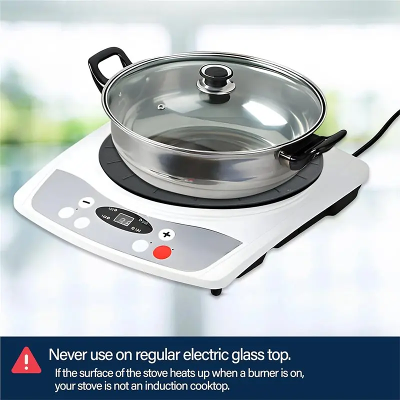 KYCOR-Scratch Protection Mat For Induction Cooktop-Silicone Fiberglass-For Magnetic Stove-Non Slip Pads Protector
