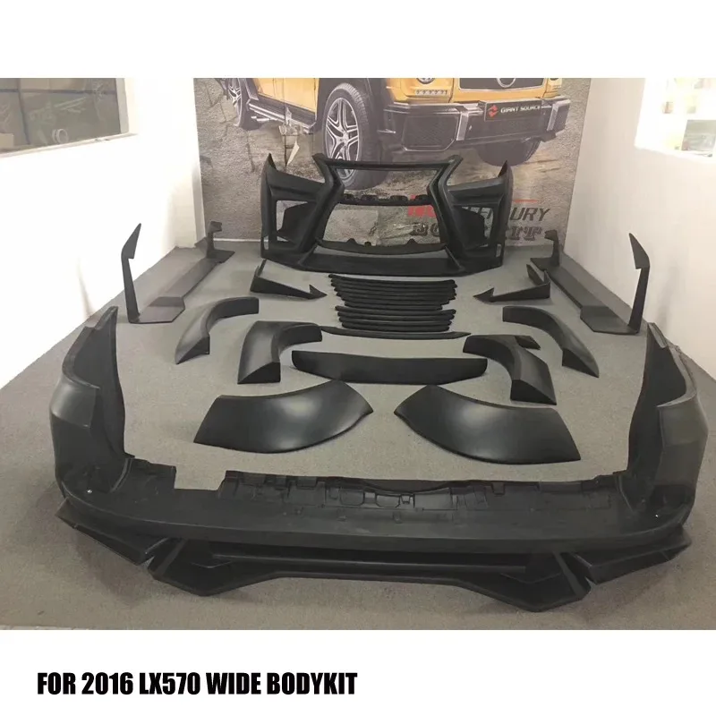 

High qualityFor LX570 2018 New Body Kit Facelift for LX570 to Wide with Front Bumper