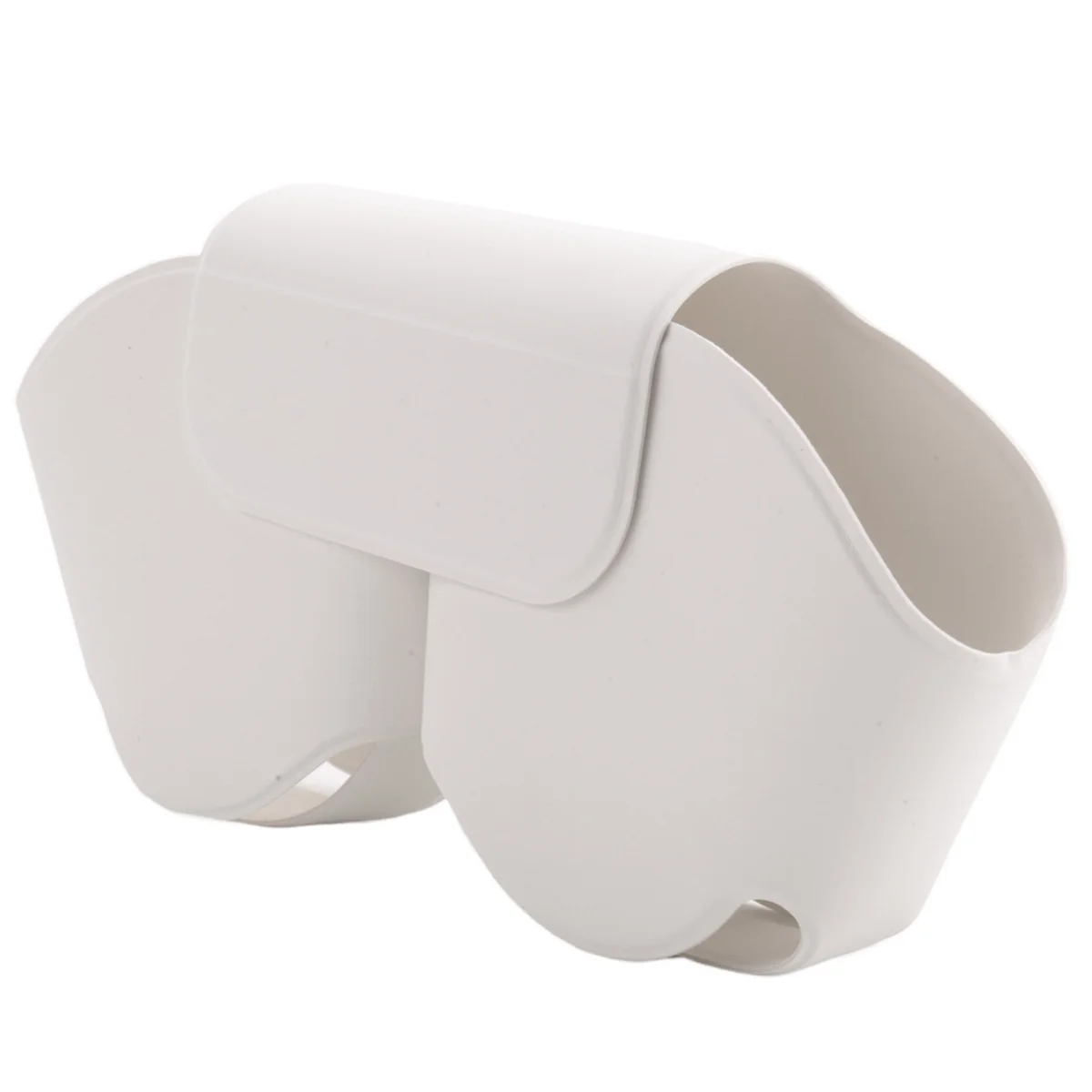 A57G-For AirPods Max Headset High Quality Convenient PU Silicone Earphone Bag Anti Scratch Protective Cover Pouch,White