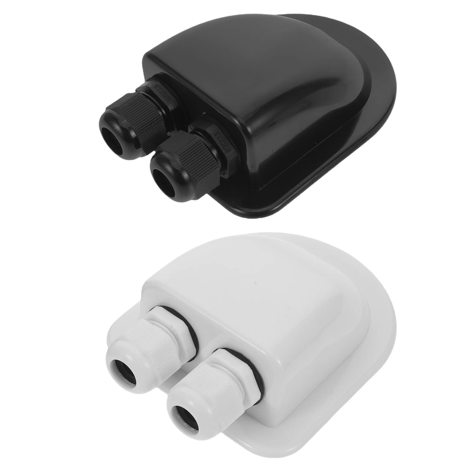 

2Pcs Durable Waterproof Solar Cable Entry Gland for Rvs Campers Yachts Space Saving Design Easy DIY Setup Wire Entry Glands