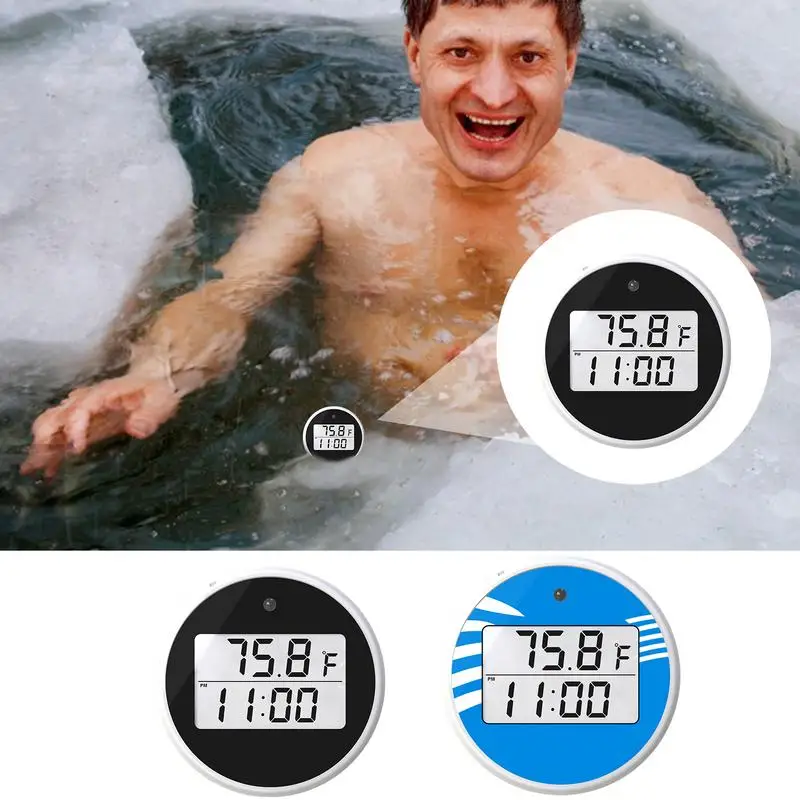 Ice Bath Thermometers Waterproof Floating Thermometers Bath Pool Thermometers Digital Water Thermometers Cold Plunge Accessories