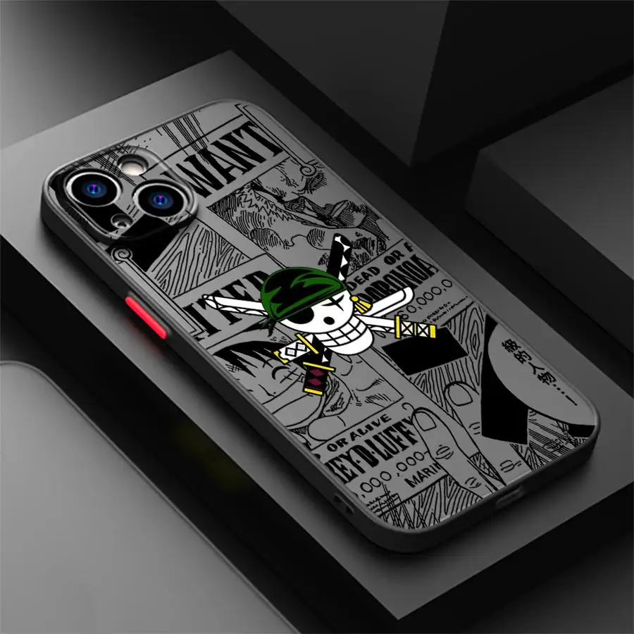 Case for iPhone 11 15 Plus 12 13 Mini 17 16 Pro Max 14 17 Air XS 16e Back Phone Cover Ones Pieces Anime