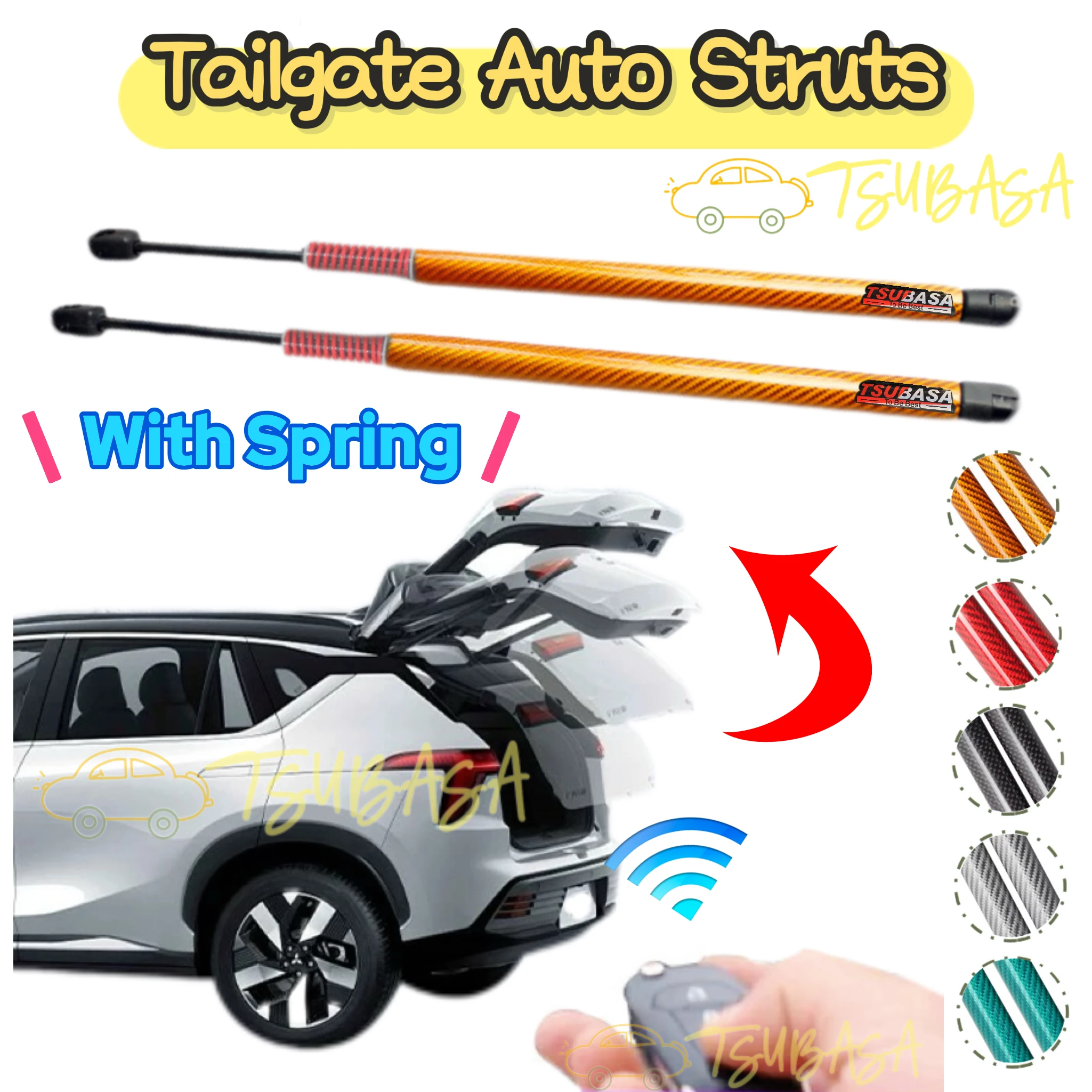 

Auto Struts With Springs For for Range Rover Evoque L538 SUV 2011-2018 Rear Tailgate Trunk Boot Lift Supports Shock Damper