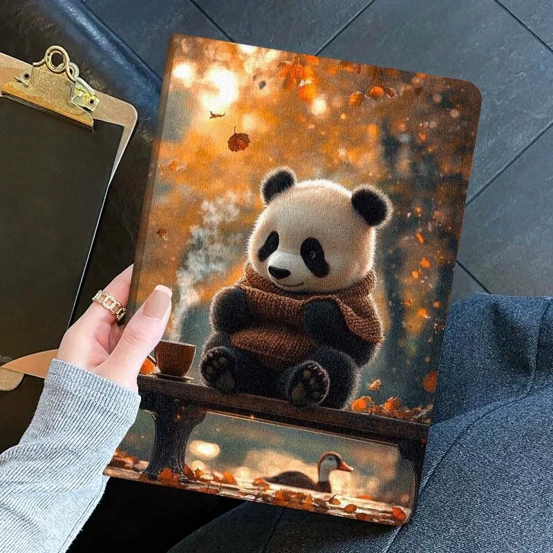 

Panda Art Color Oil Painting Tablet Case For Xiaoxin Lenovo Pad Tab K10 K11 M10 P12 P11 Pro GT Gen2 Plus Legion Y700 Y900 12.1
