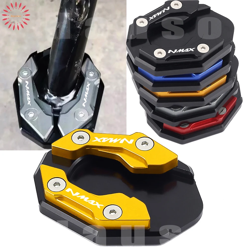 

For YAMAHA NMAX155 N MAX NMAX 155 125 NMAX125 Motorcycle Extension Plate Kickstand Foot Enlarger Accessories Side Stand Enlarge
