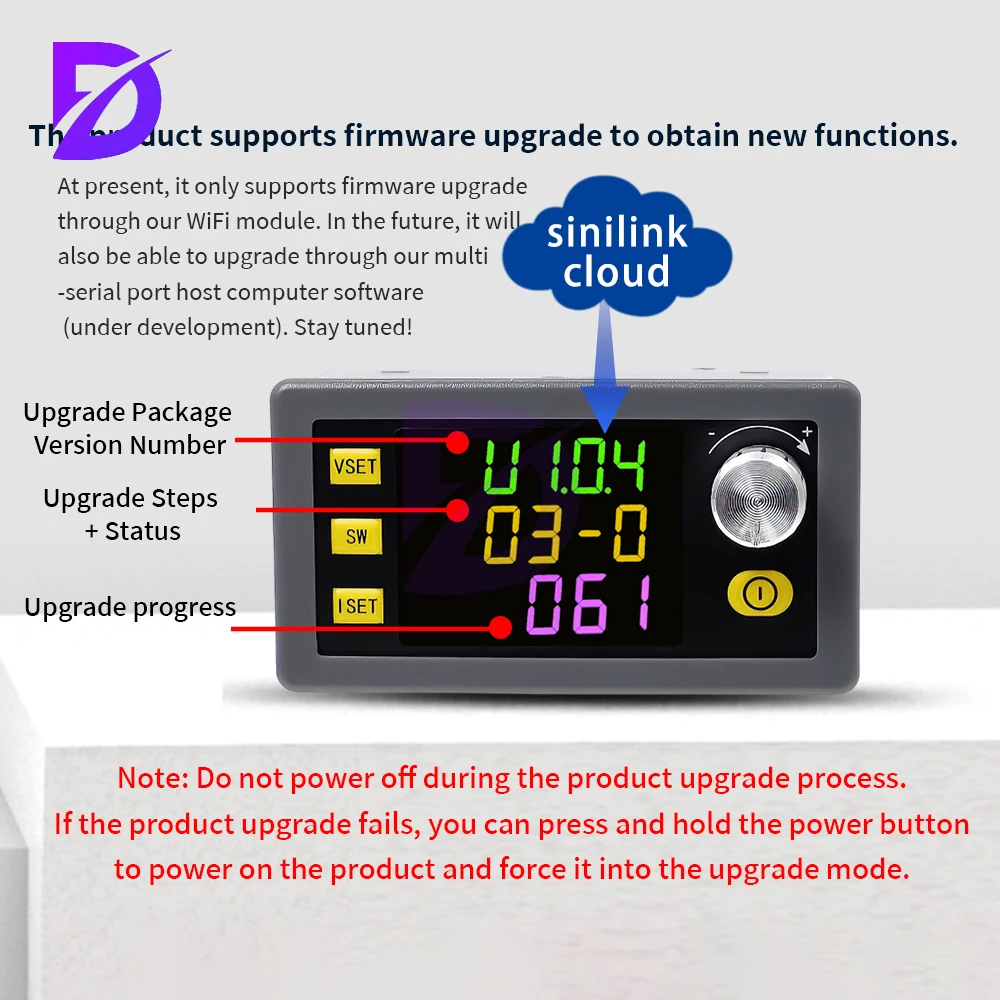 Input DC6-36V SK60SK120 CNC Lift-off DC Adjustable Voltage Regulator Constant Voltage Constant Current Solar Charging Module