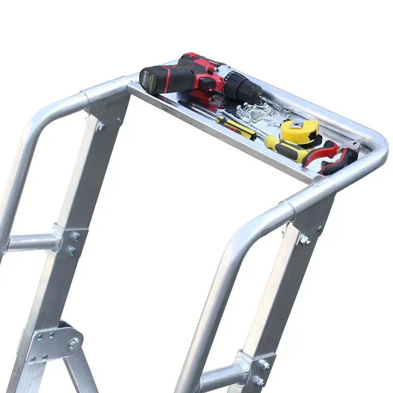 LMM aluminum alloy climbing platform ladder engineering ladder warehouse maintenance mobile truck
