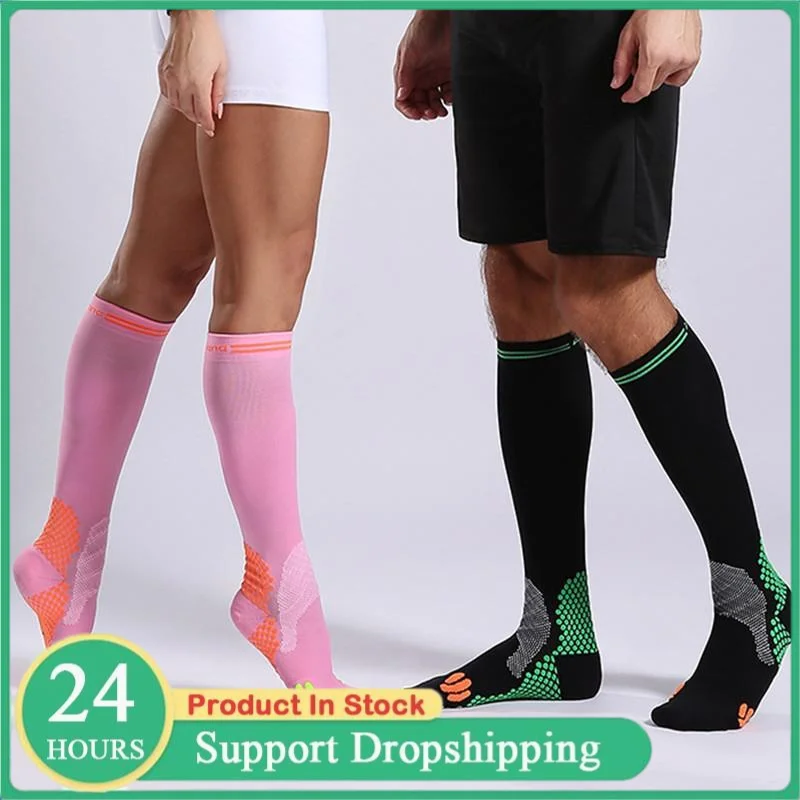Medical Nursing Compression Socks Stockings Best For Flight Travel Maternity Pregnancy Edema Diabetes Varicose Veins 20-30 Mmhg
