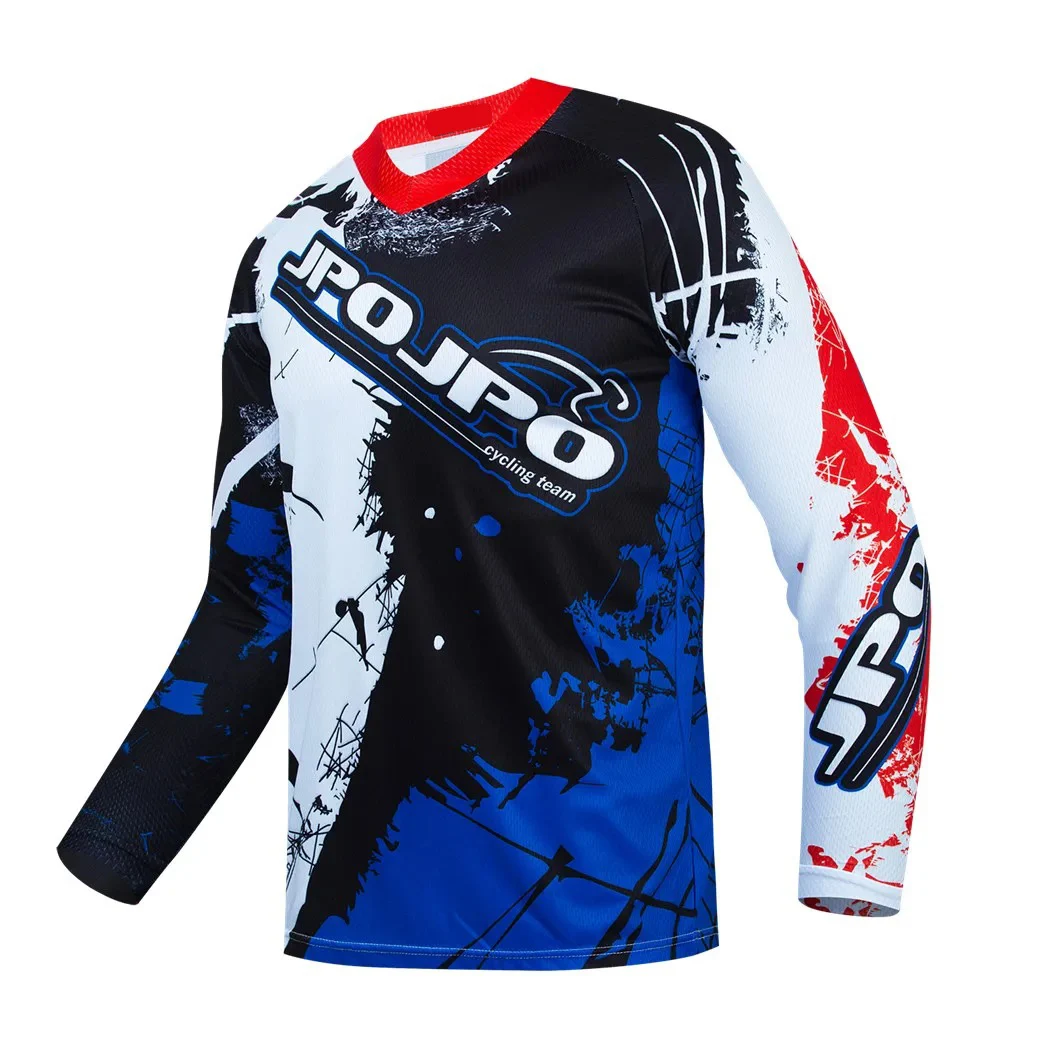 

Men Breathable Enduro Mtb Motocross off Road Mountain Bike Jersey Cycling Top Riding Quick Dry Sports Fitness Cycling Top
