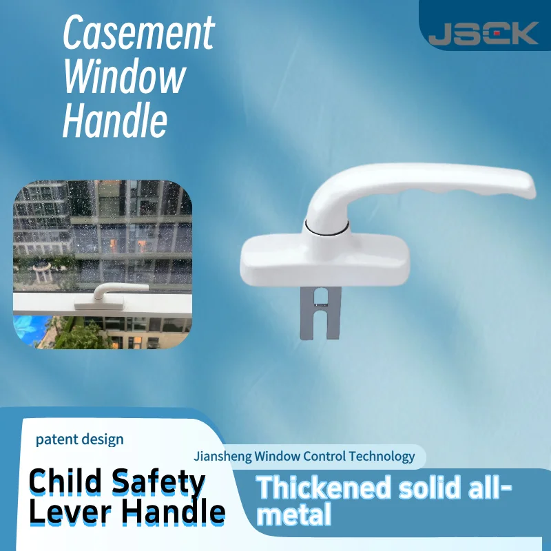 

Jiansheng 55 Thermal Break Outward Opening Window Handle Screwless Design Integrated Fork Reinforced Aluminum Alloy window
