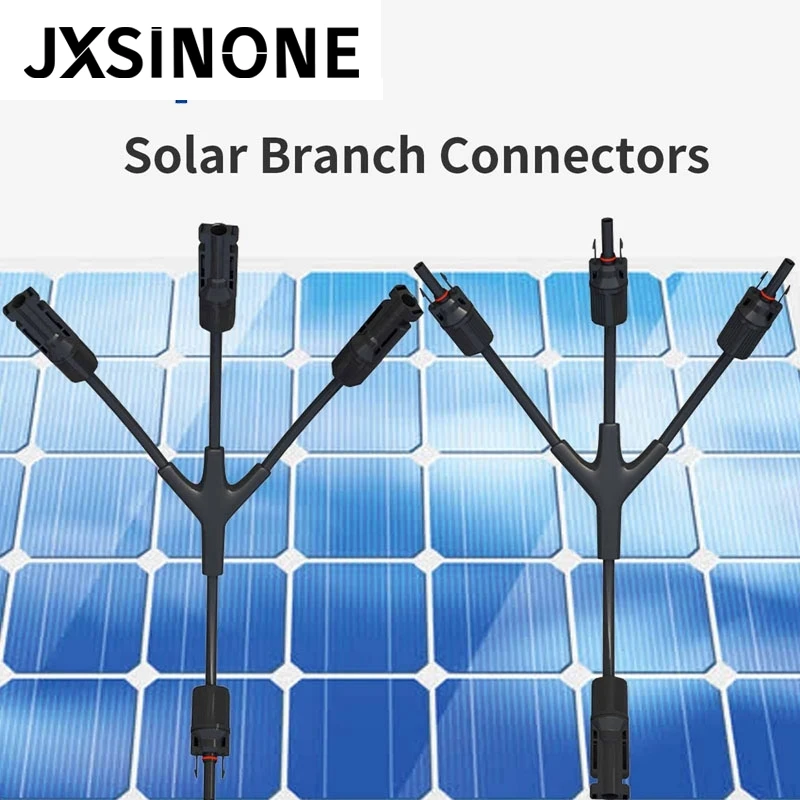JXSINONE, 1 пара, от 3 до 1, солнечный Y-образный соединитель с солнечным кабелем 4 мм2, MMMF /FFFM, TUV, одобрен для солнечной системы Pv