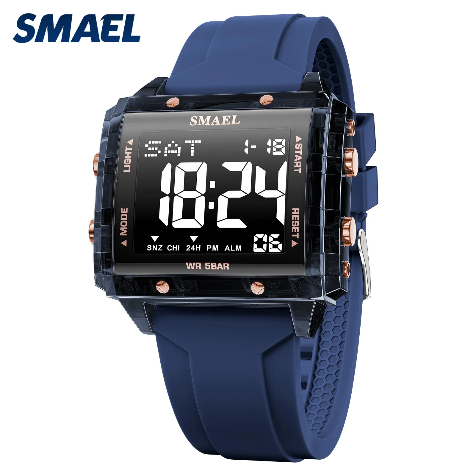 

SMAEL 8128 business Quartz Sport Wristwatches Brand Waterproof Dropshipping Watch Alarm Clock Luminous Young Fashion