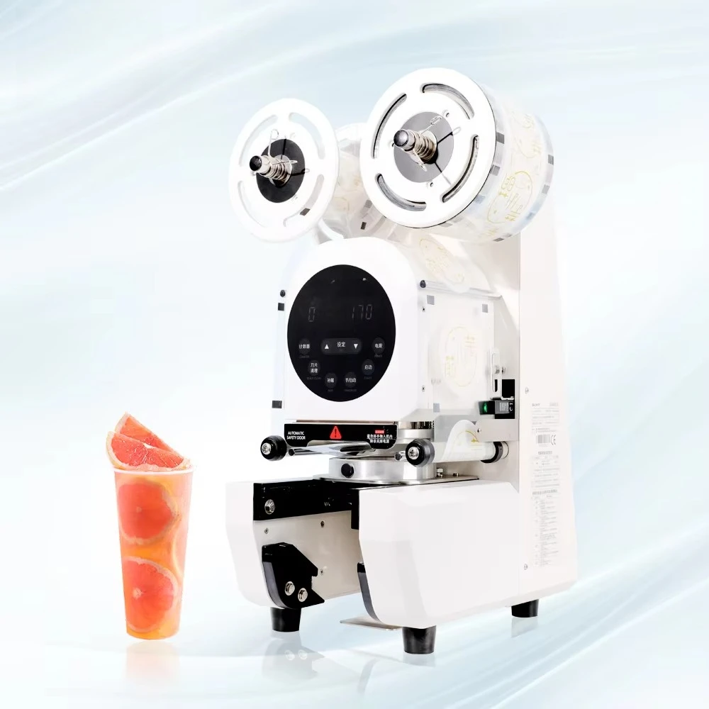 

Ce Certification Seal Carton Cups Packaging Machine Bubble Tea Coffee Juice Automatic Cup Sealing Machine